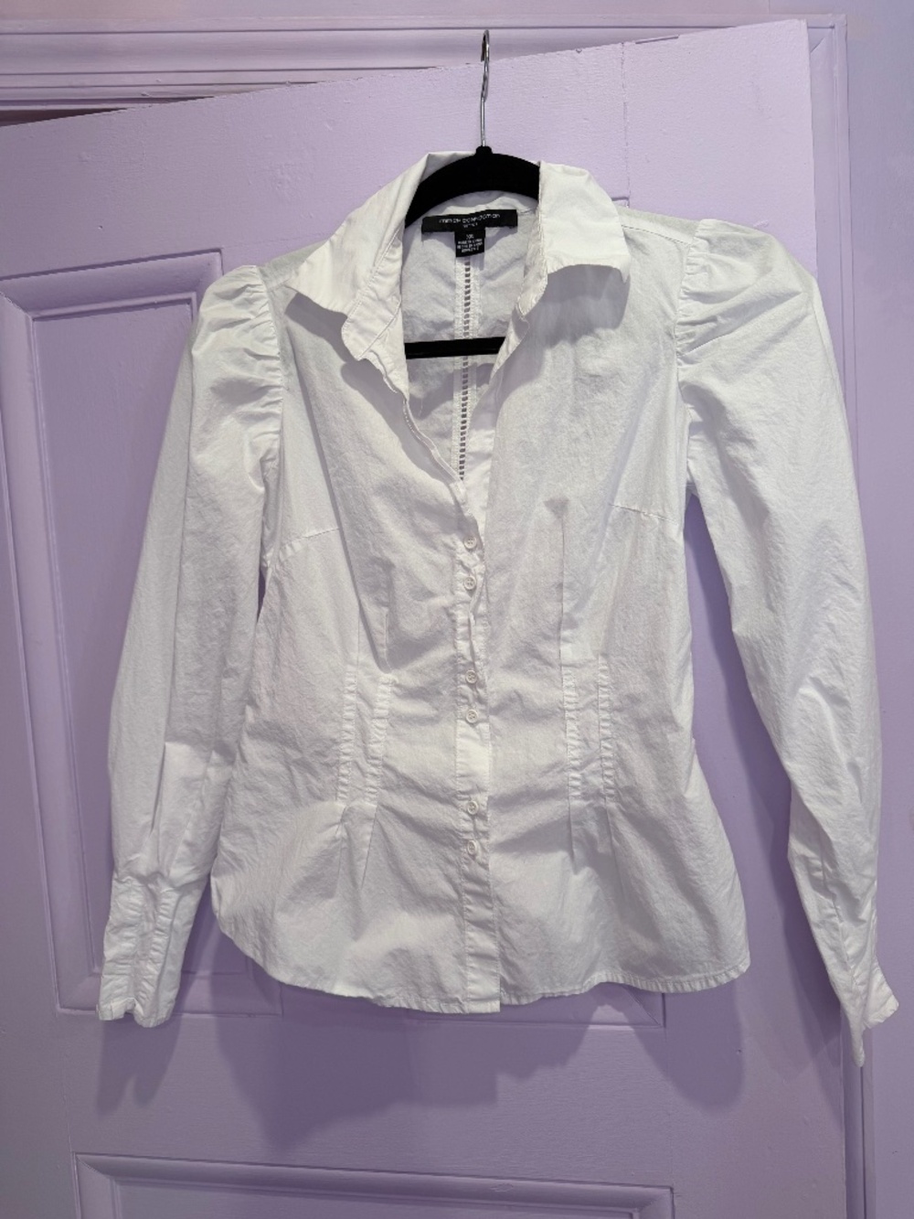 French Connection Cotton White button down - XS